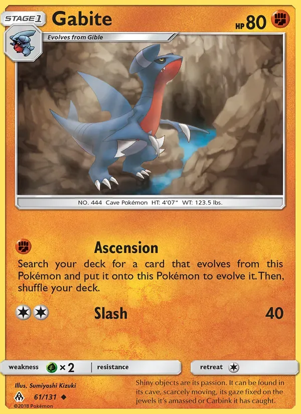 Gabite, Forbidden Light