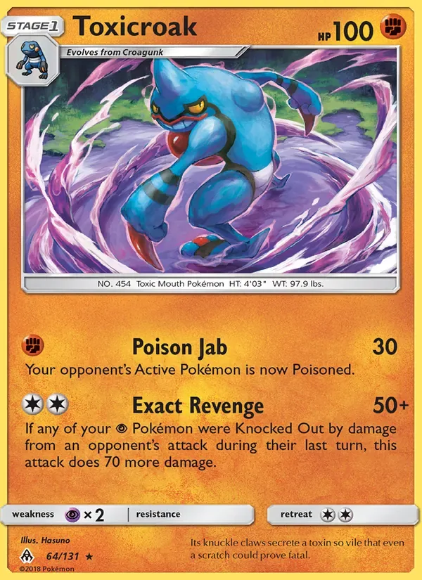 Toxicroak, Forbidden Light