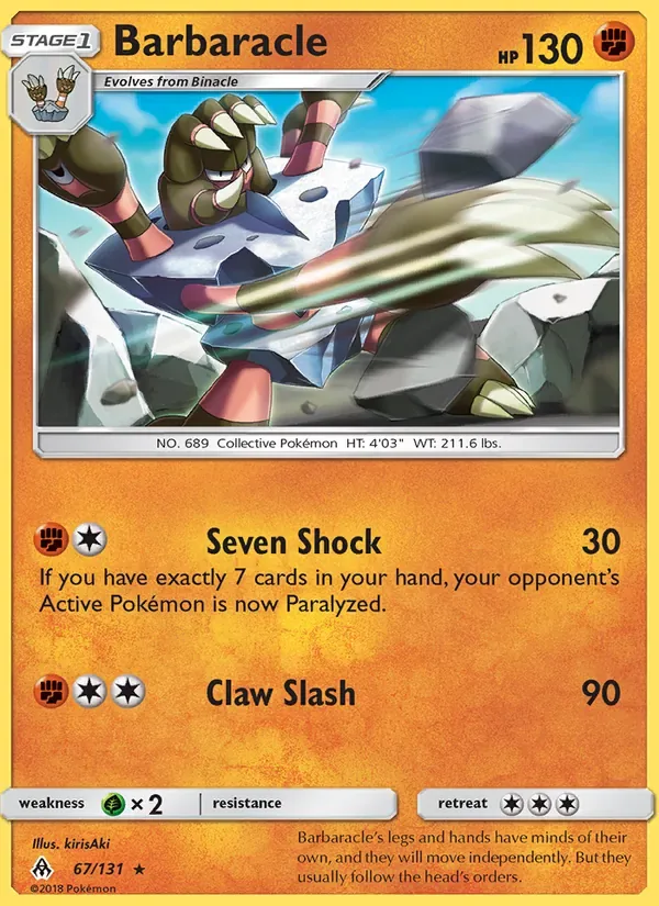 Barbaracle, Forbidden Light