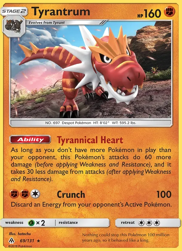 Tyrantrum, Forbidden Light
