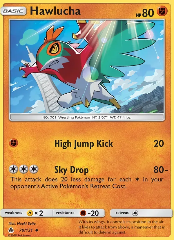 Hawlucha, Forbidden Light