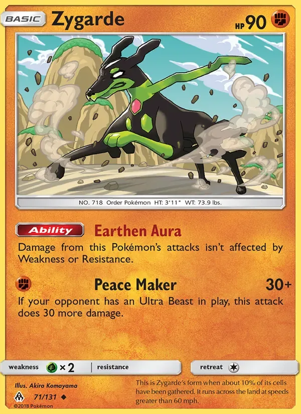 Zygarde, Forbidden Light