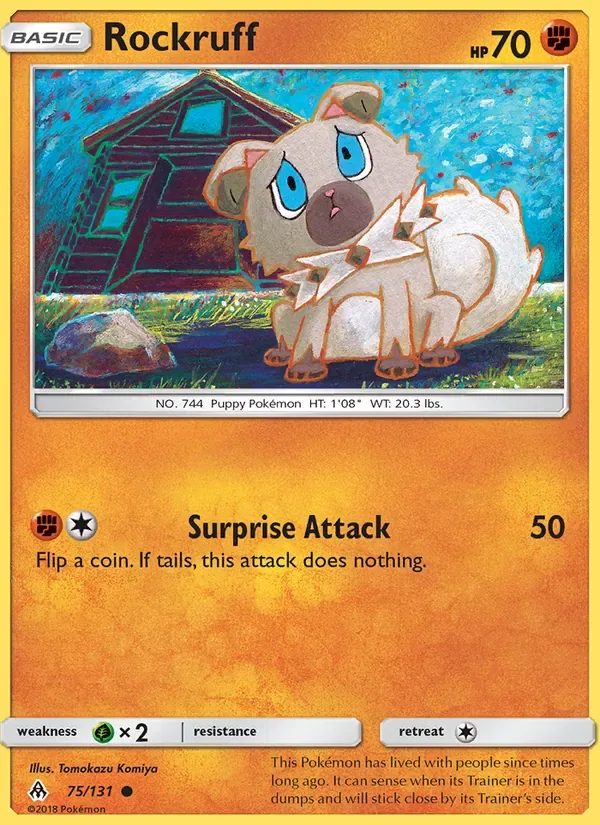 Rockruff, Forbidden Light
