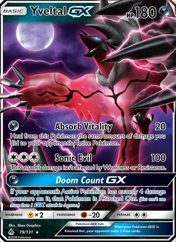 Yveltal GX, Forbidden Light