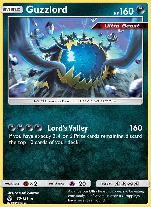 Guzzlord, Forbidden Light