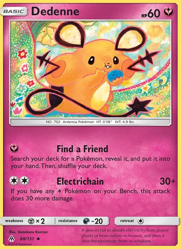 Dedenne, Forbidden Light