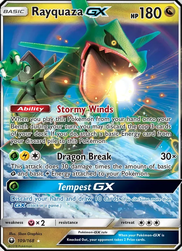 Rayquaza GX, Celestial Storm