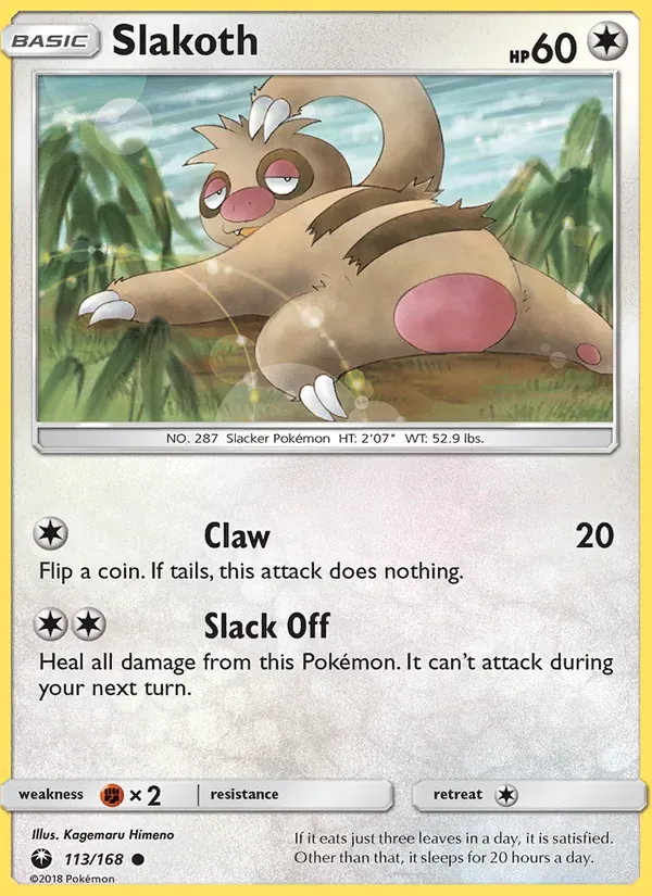 Slakoth, Celestial Storm