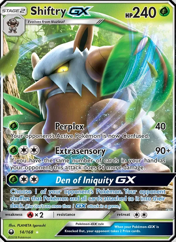 Shiftry GX, Celestial Storm