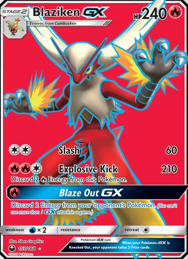 Blaziken GX, Celestial Storm