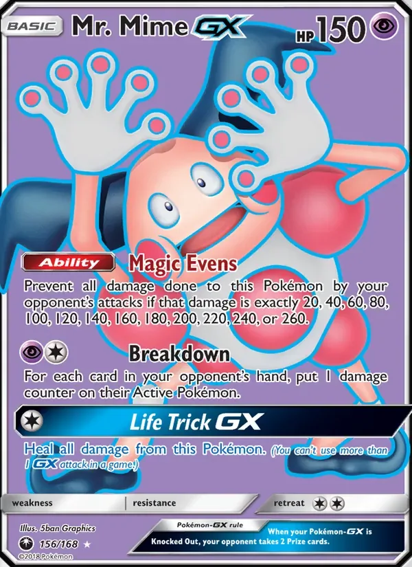 Mr. Mime GX, Celestial Storm