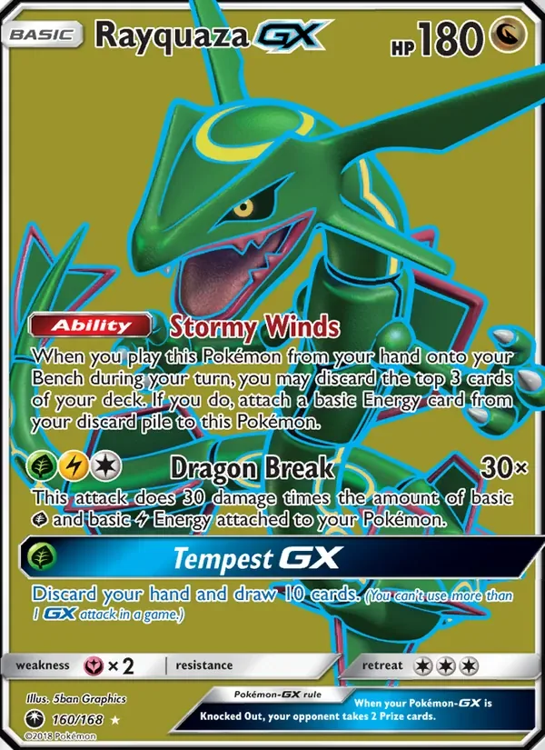 Rayquaza GX, Celestial Storm