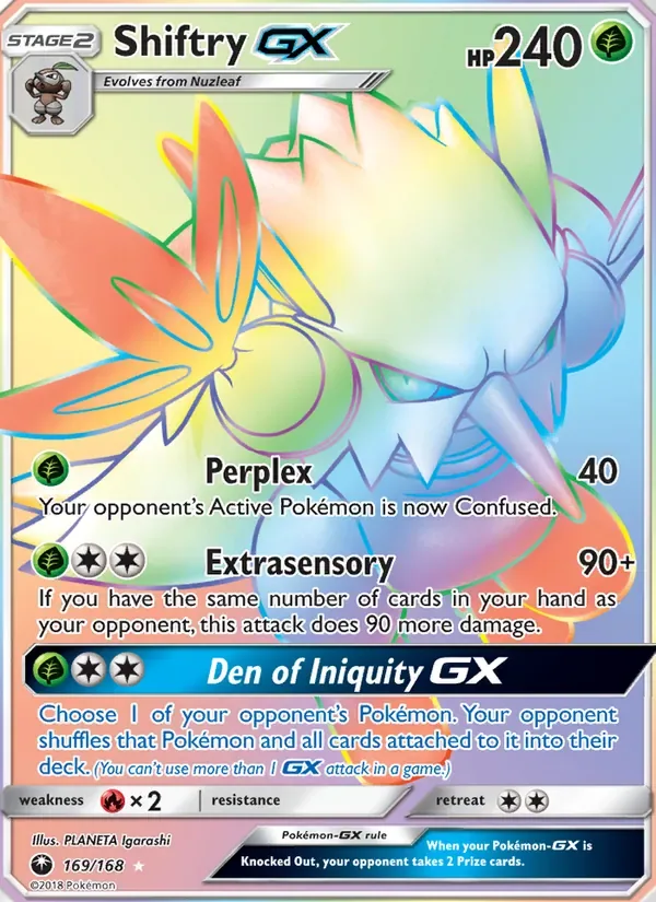 Shiftry GX, Celestial Storm