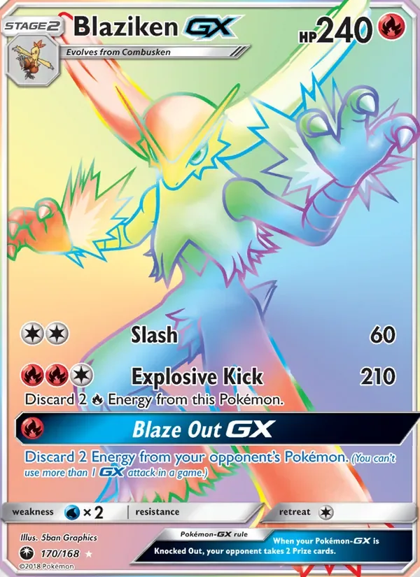 Blaziken GX, Celestial Storm