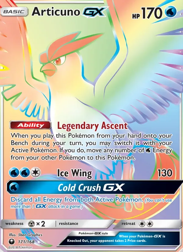 Articuno GX, Celestial Storm