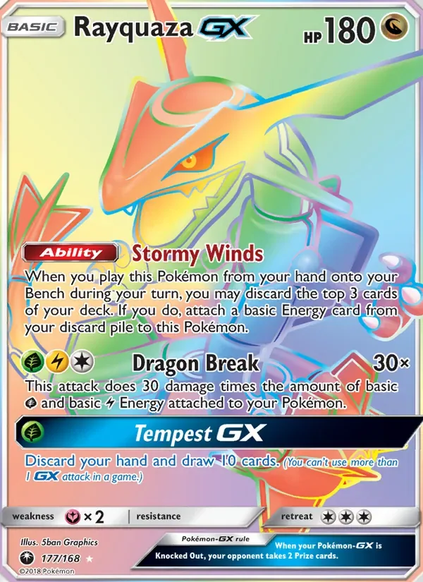Rayquaza GX, Celestial Storm