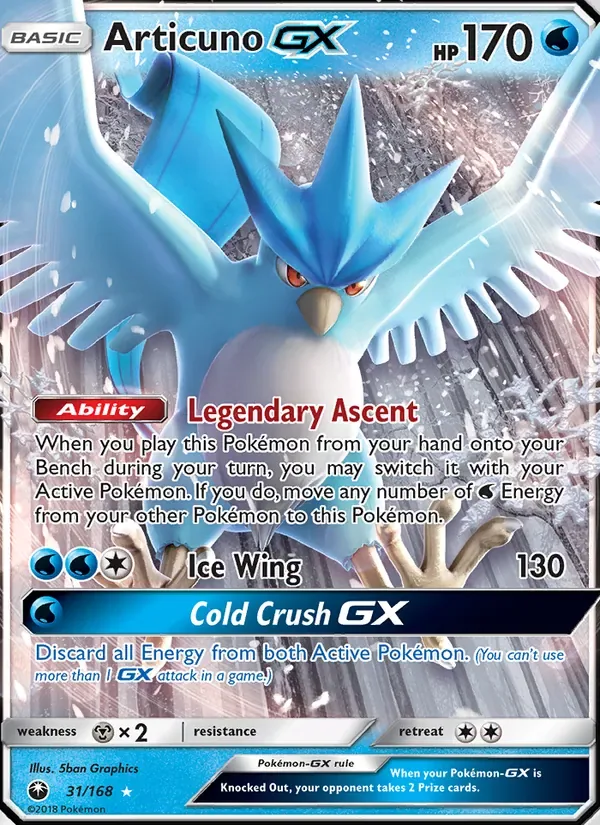 Articuno GX, Celestial Storm