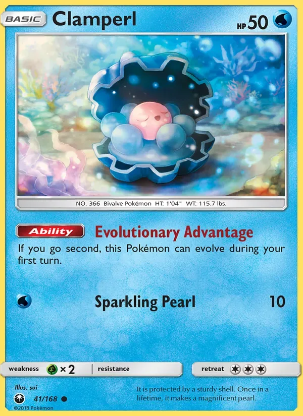 Clamperl, Celestial Storm