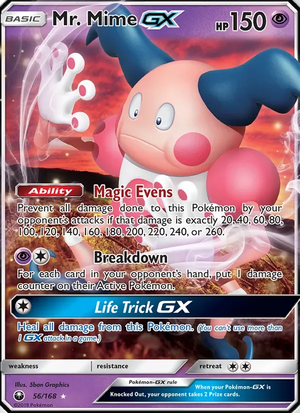 Mr. Mime GX, Celestial Storm