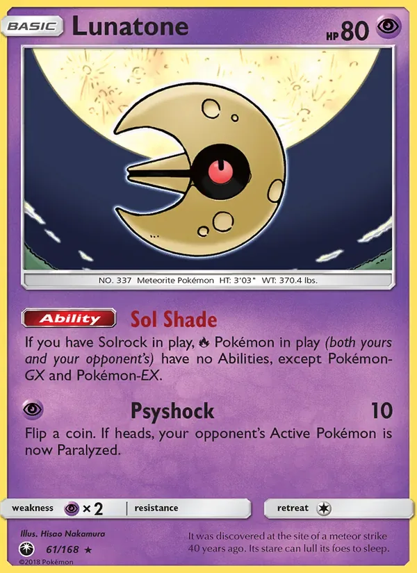 Lunatone, Celestial Storm