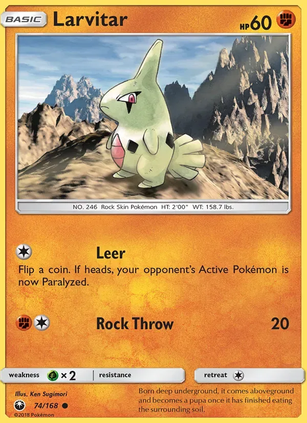 Larvitar, Celestial Storm