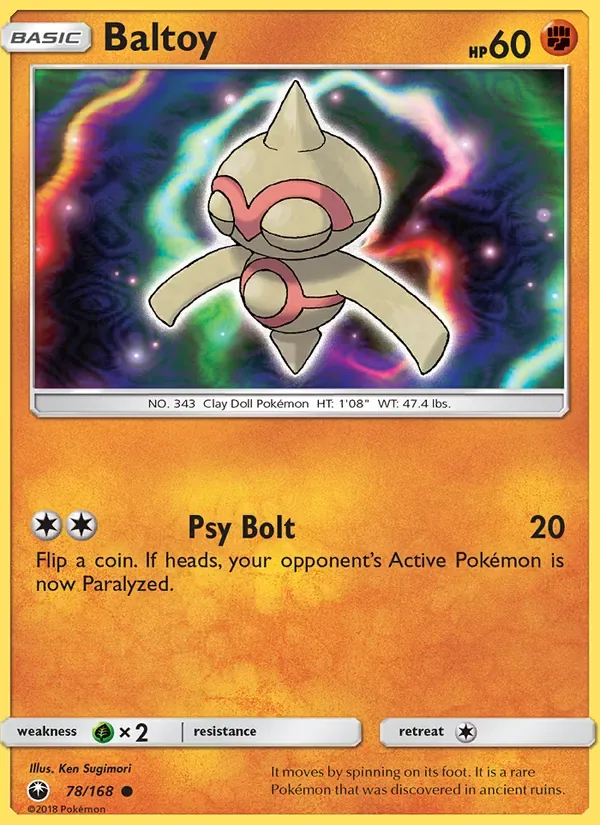 Baltoy, Celestial Storm