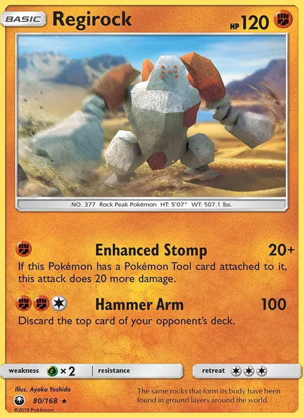 Regirock, Celestial Storm