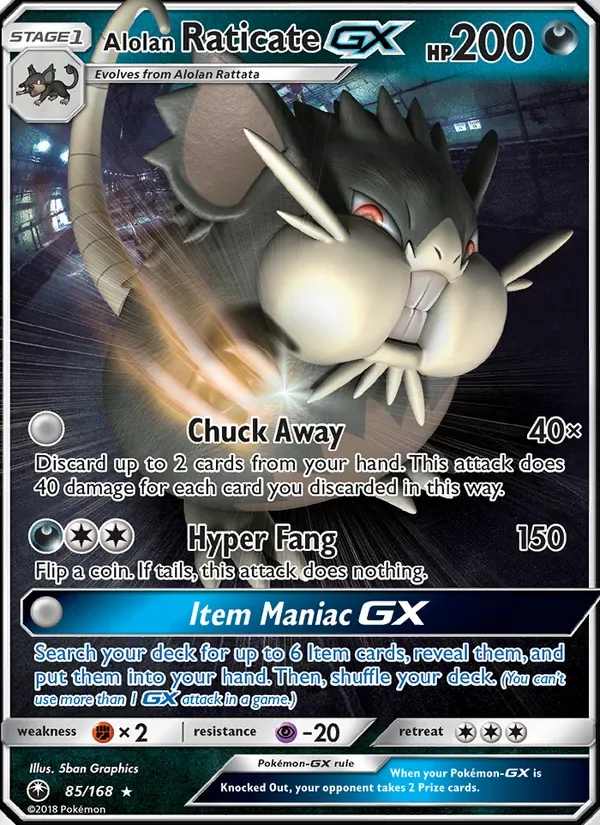 Alolan Raticate GX, Celestial Storm