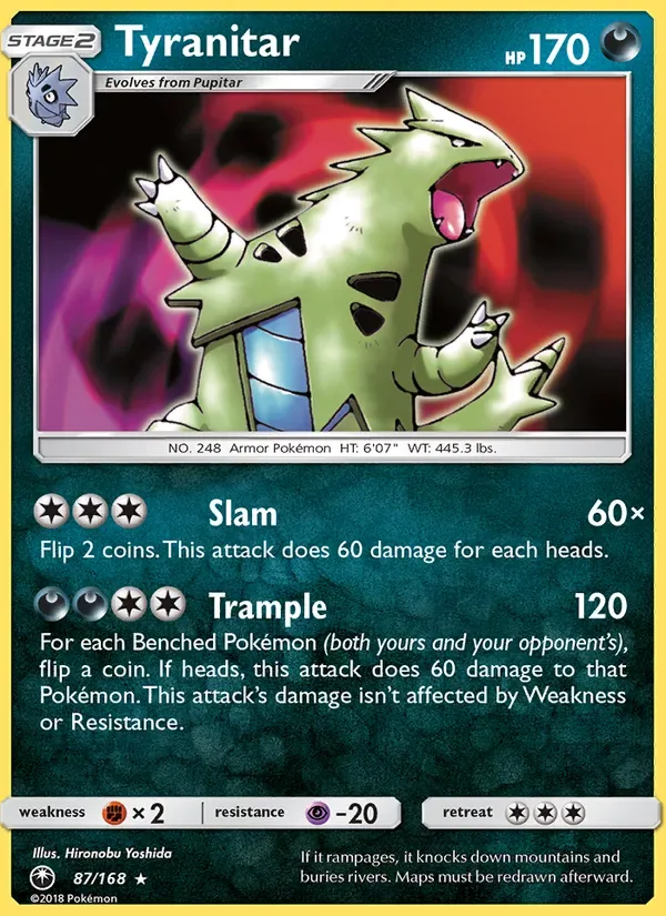Tyranitar, Celestial Storm