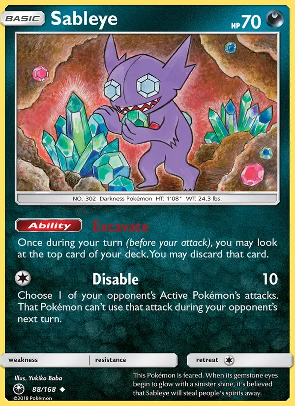 Sableye, Celestial Storm