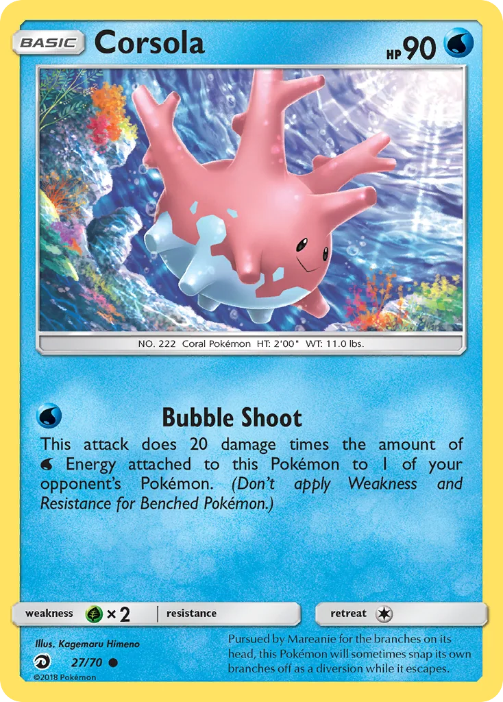 Corsola, Dragon Majesty