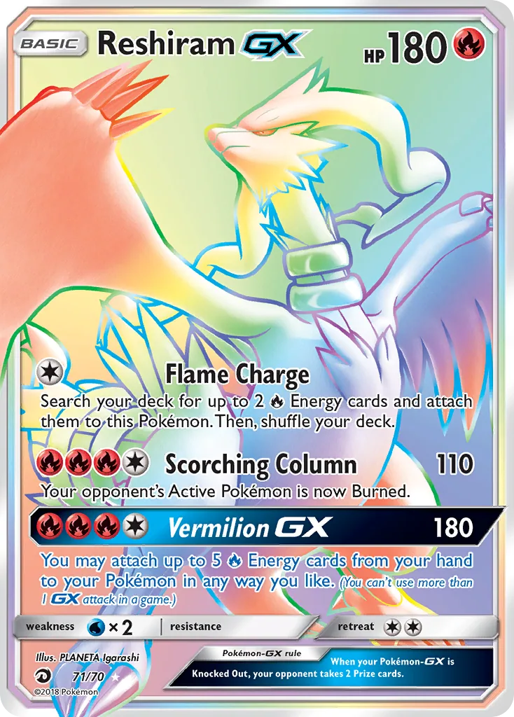 Reshiram-GX, Dragon Majesty
