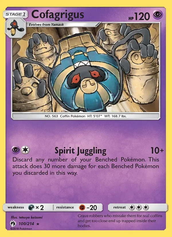Cofagrigus, Lost Thunder