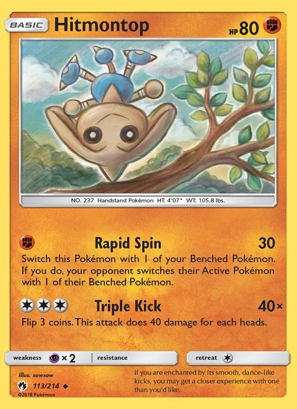 Hitmontop, Lost Thunder