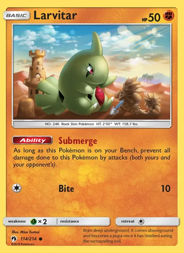 Larvitar, Lost Thunder