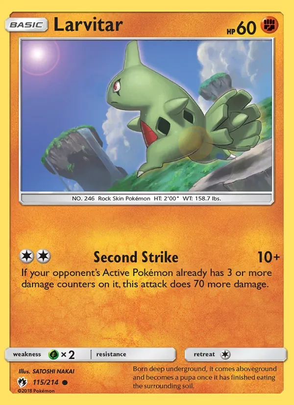 Larvitar, Lost Thunder