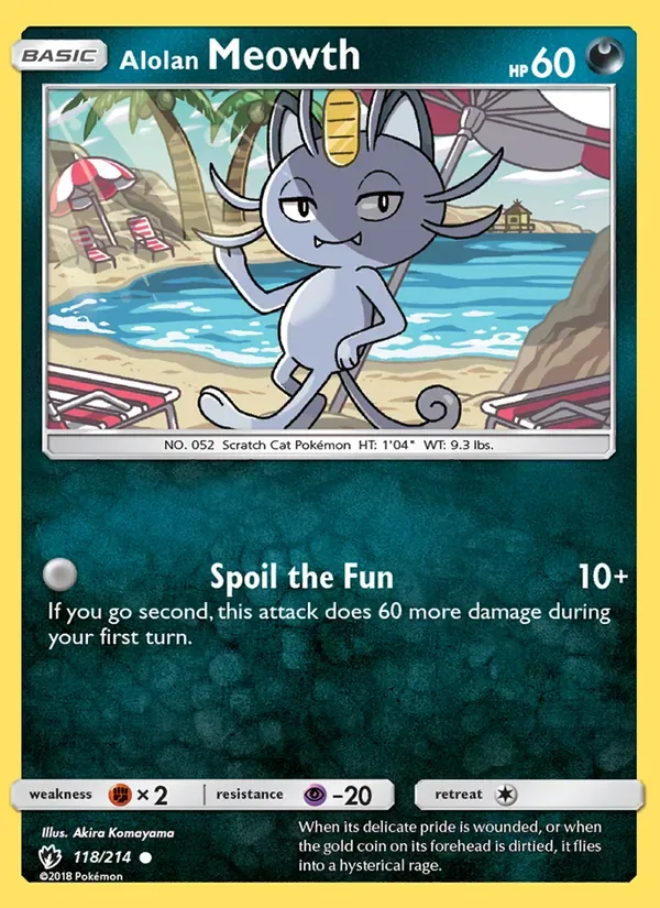 Alolan Meowth, Lost Thunder