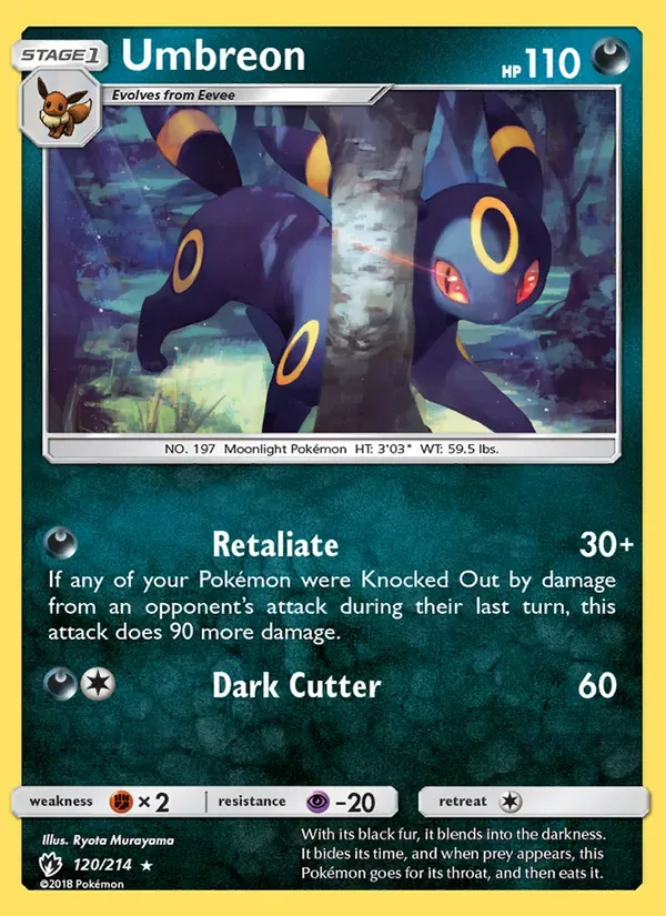 Umbreon, Lost Thunder
