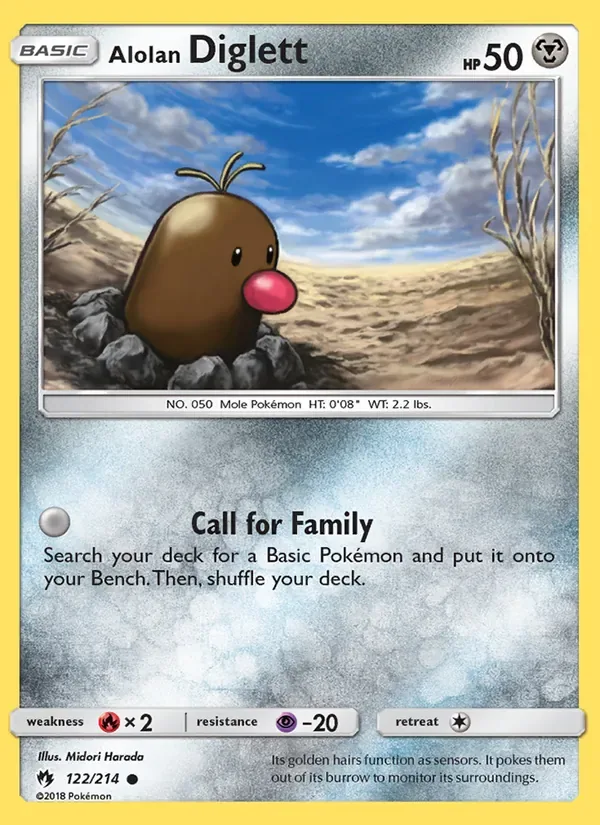 Alolan Diglett, Lost Thunder
