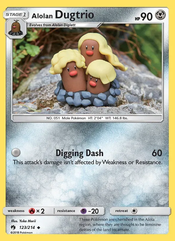 Alolan Dugtrio, Lost Thunder