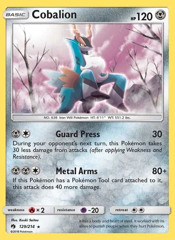 Cobalion, Lost Thunder