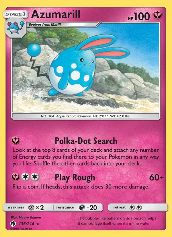 Azumarill, Lost Thunder