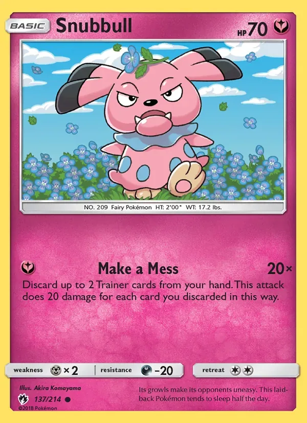 Snubbull, Lost Thunder
