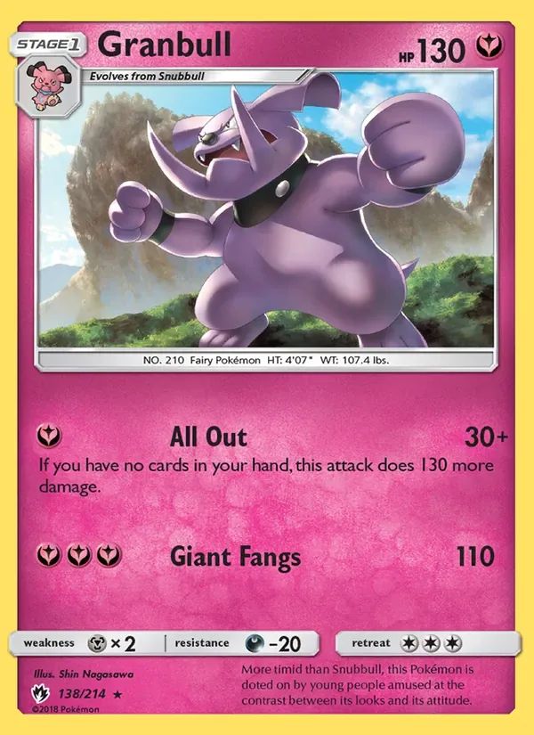 Granbull, Lost Thunder