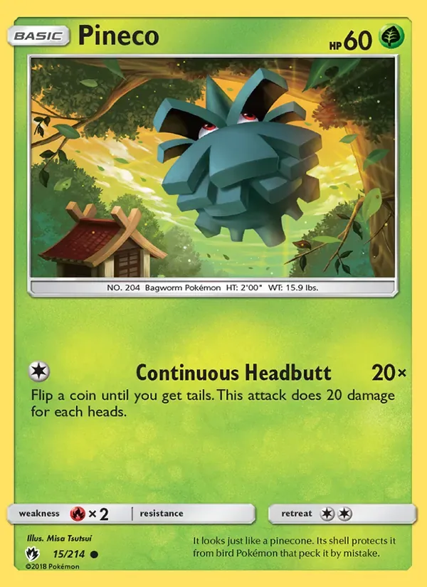 Pineco, Lost Thunder