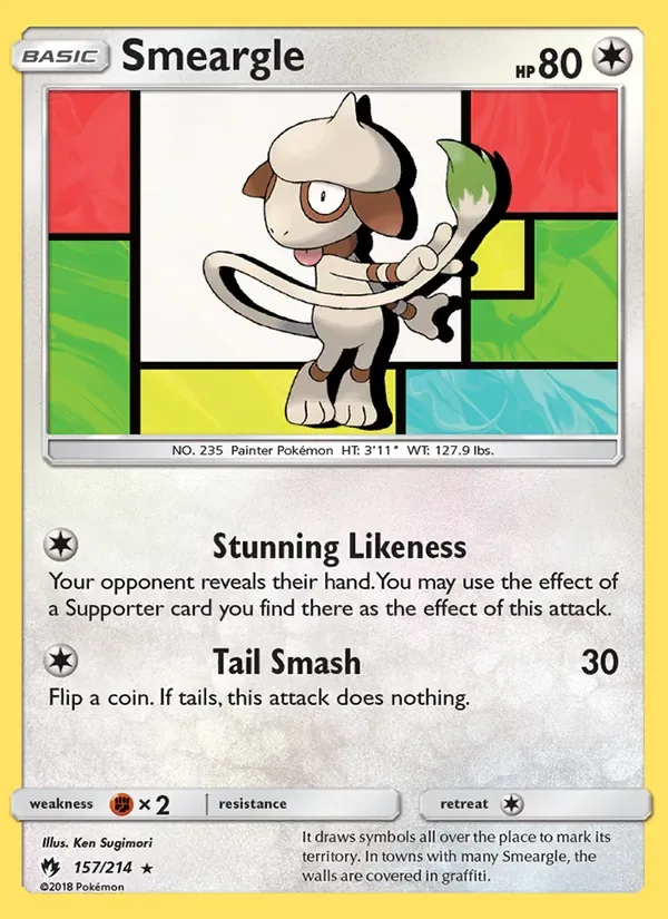 Smeargle, Lost Thunder