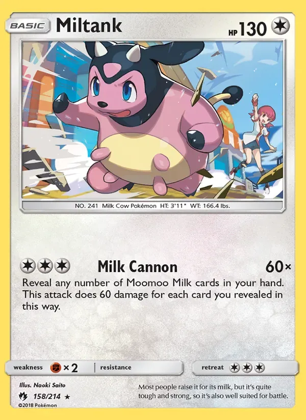 Miltank, Lost Thunder