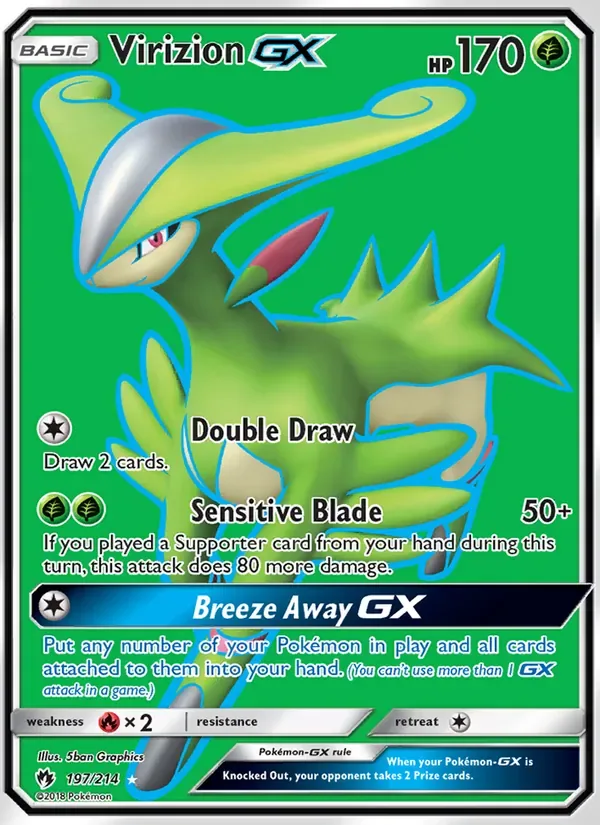 Virizion GX, Lost Thunder