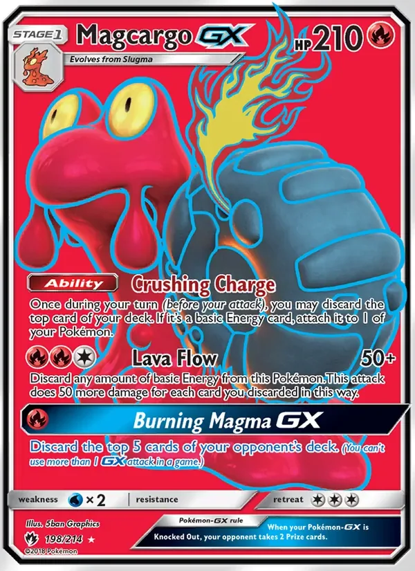 Magcargo GX, Lost Thunder