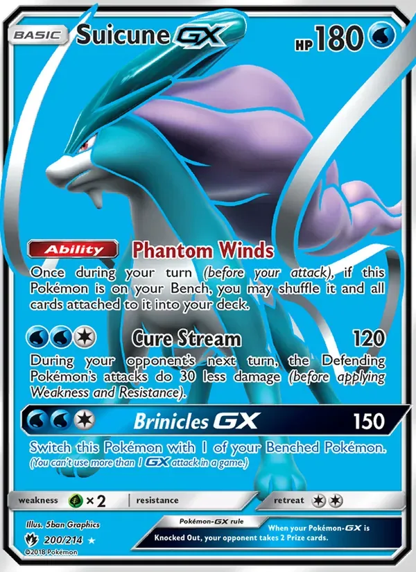 Suicune GX, Lost Thunder